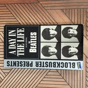 • Blockbuster Presents• 'A day in the life' The Beatles•VHS•EUC•1995•